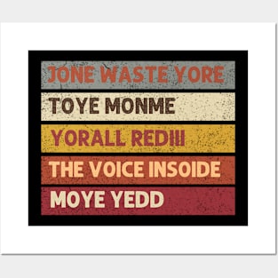 Jone Waste Yore Toye Monme Yorall Rediii Posters and Art